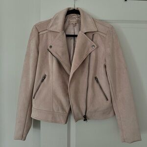 Suede pink jacket